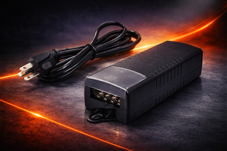 FUENTE DE PODER PARA CAMARA ENSON PS-1254 12V 5AMP CERTIFICACION UL CON CONEXIÓN DE TORNILLO POR CABLE PARA 4 CANALES