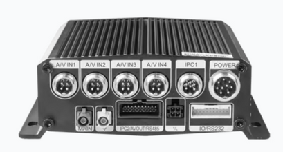 DVR móvil inteligente con IA, 4 canales AHD + 2 IP, 4G, GPS y grabación H.265